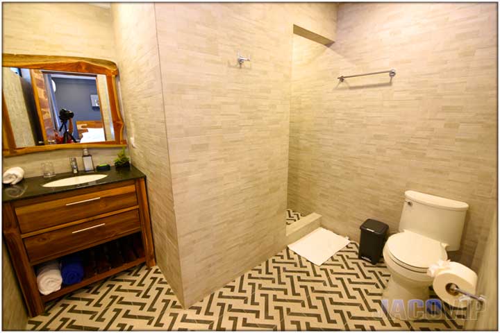 Large private bathroom