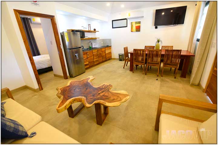 Exotic wood coffee table in Costa Rica