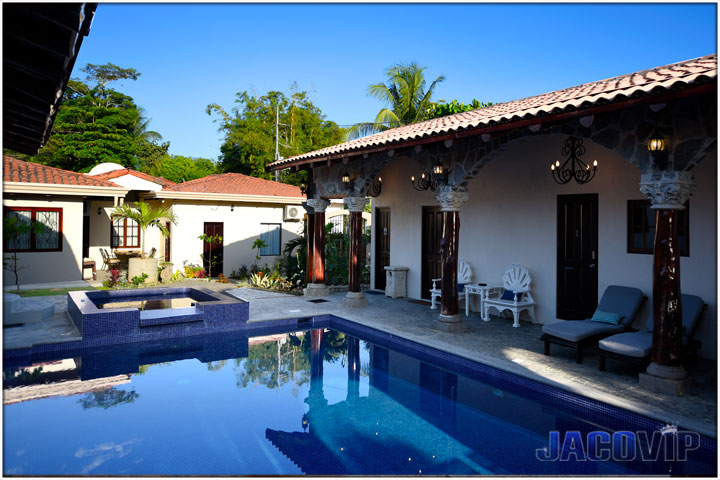 Interior courtyard pool