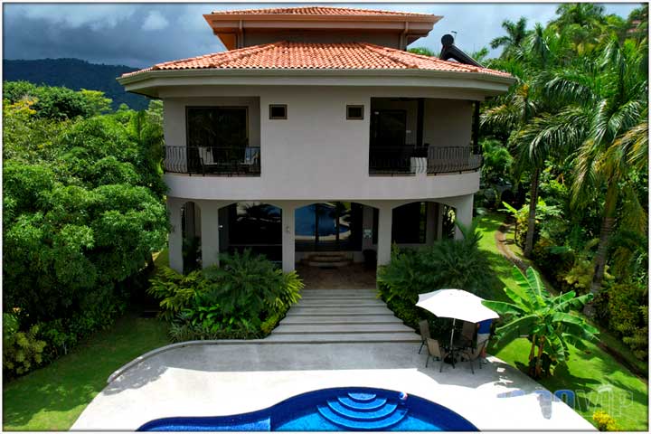 Swimming pool and pool chairs