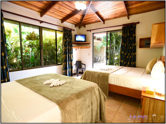 Pool side bedroom