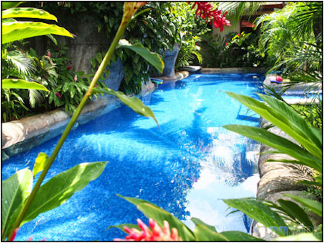 designer pool area