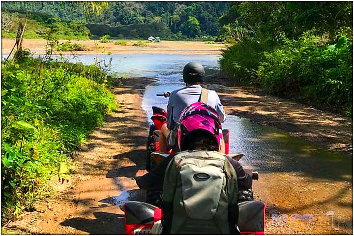 Getting ready to cross the river