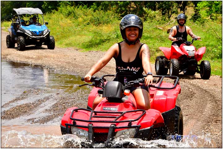 Girl on ATV