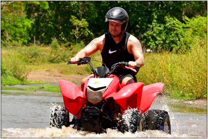 Nike shirt guy on ATV