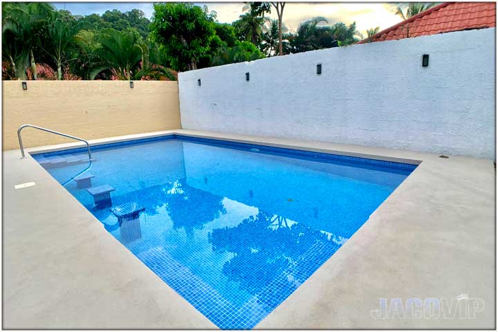 Corner angle photo of swimming pool