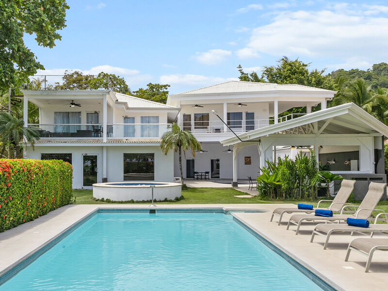 Casa Blanca 14 bedroom beachfront estate in Jaco Beach Costa Rica