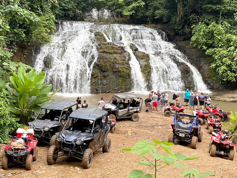 Private ATV tour to waterfalls in Costa Rica