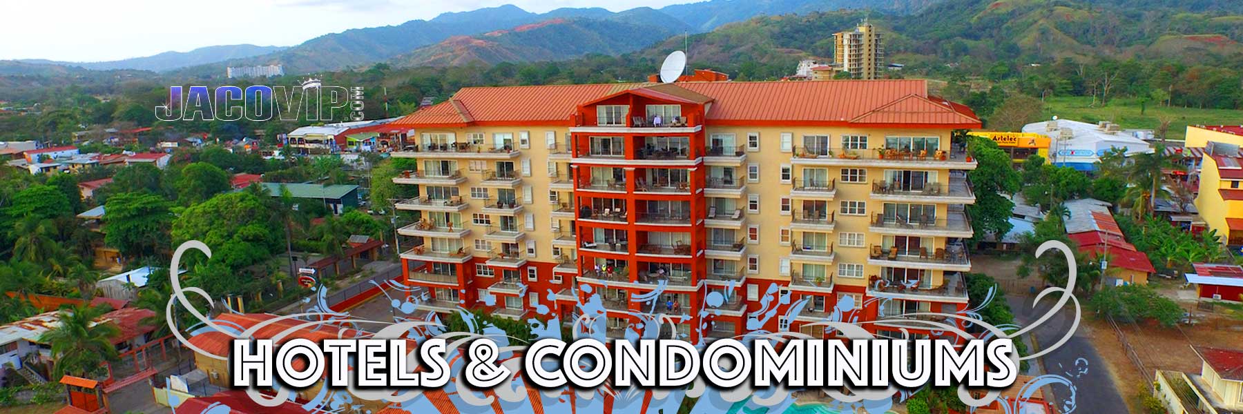 Sky View of Vista Mar Condos in Jaco Beach