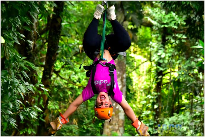 Girl hanging with pink shirt