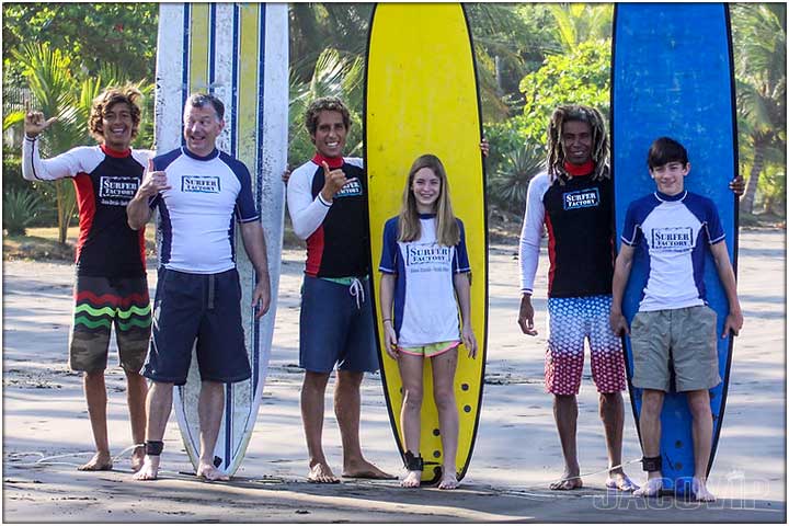 Family surf lessons