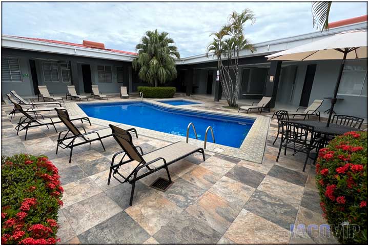 Swimming pool at Tropical Paradise in Jaco Costa Rica