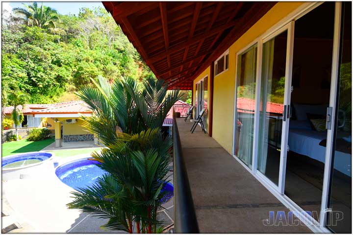 Balcony entrance to bedroom number 7