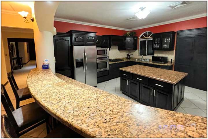 Large open kitchen