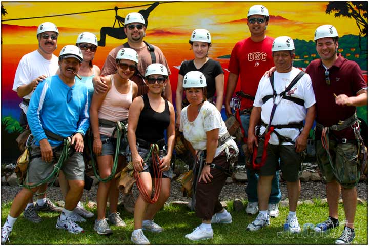 Family group after tour