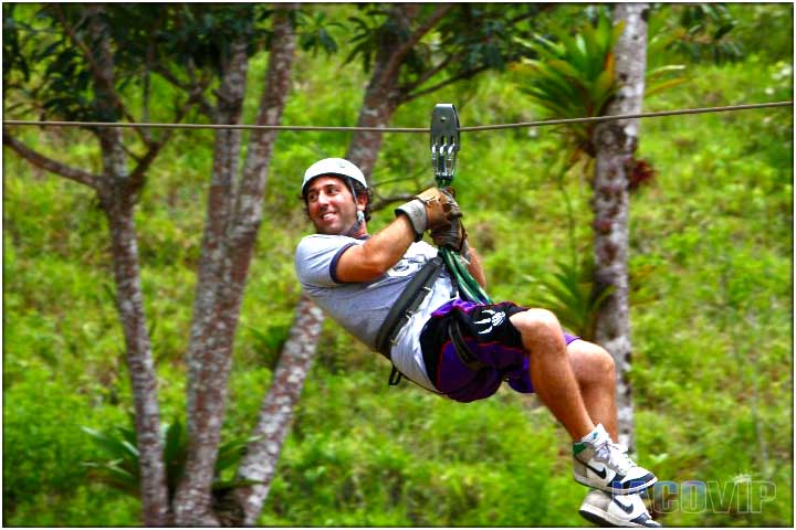 Guy smiling and having fun on tour